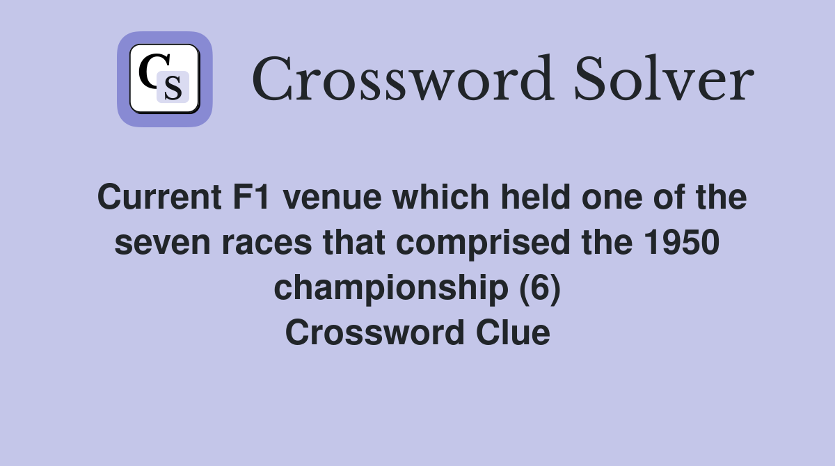 Current F1 venue which held one of the seven races that comprised the